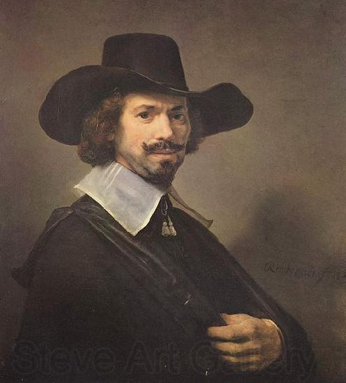REMBRANDT Harmenszoon van Rijn Portrat des Malers Hendrick Martensz. Sorgh Spain oil painting art
